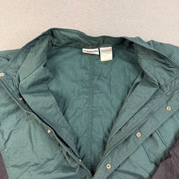 Vtg 90s Reebok 1/2 Zip Pouch Windbreaker Pullover Nylon Jacket Men's 2XL Lined - Picture 10 of 12